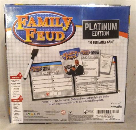 family feud board game platinum edition|Cardinal Games Family Feud Platinum Edition, Family Party .